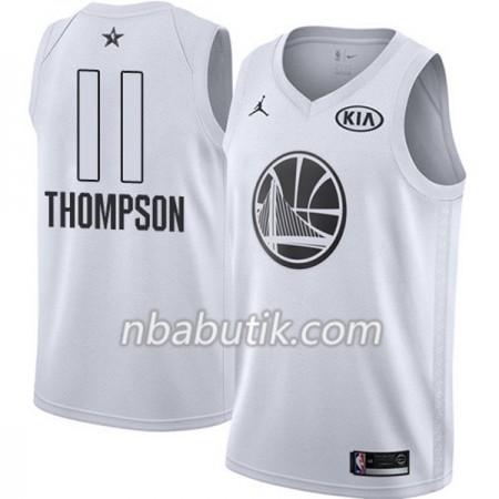 NBA Mænd Trøje Golden State Warriors Klay Thompson 11 2018 All Star Jordan Brand Hvid Swingman